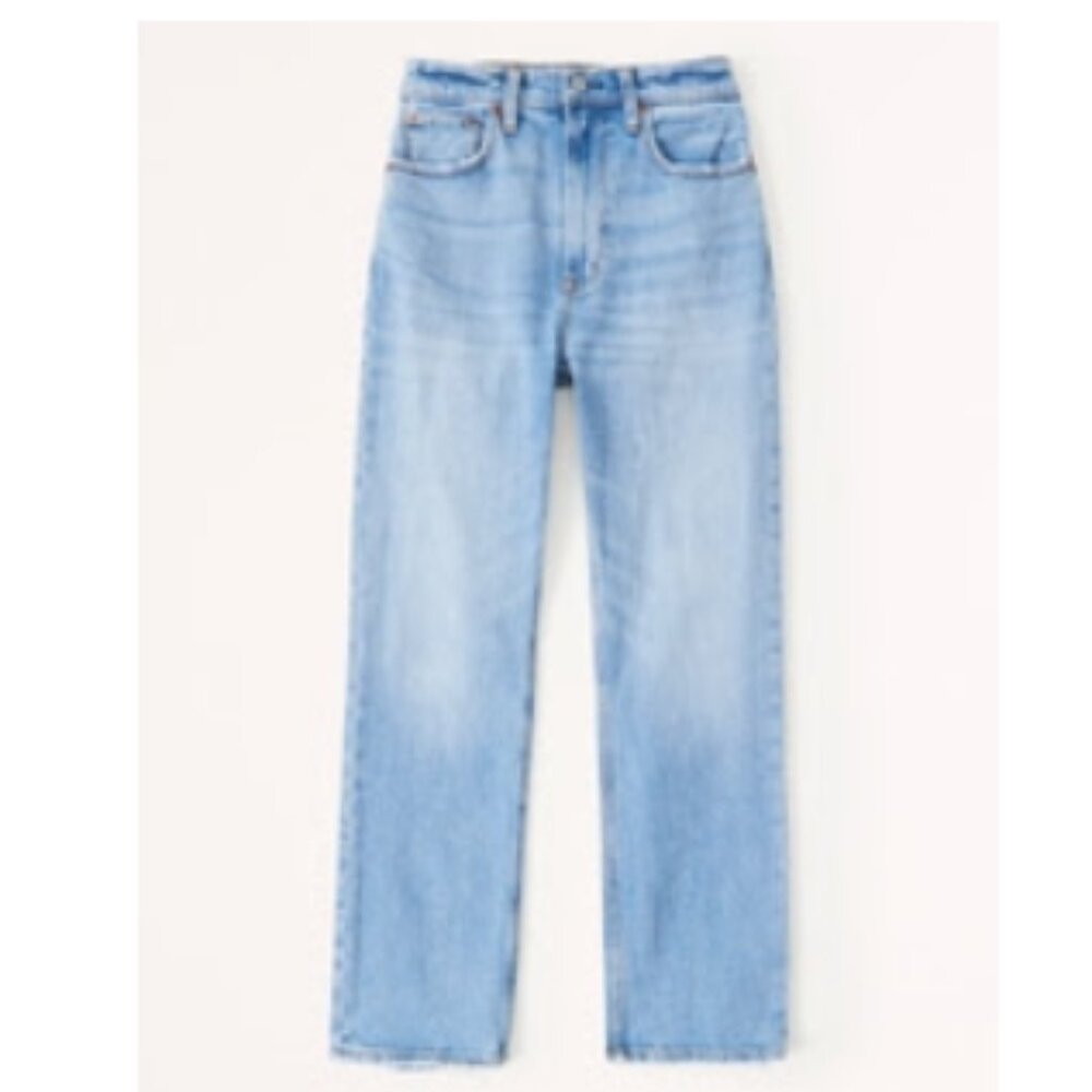 Abercrombie & Fitch The Ankle Straight Ultra High Rise